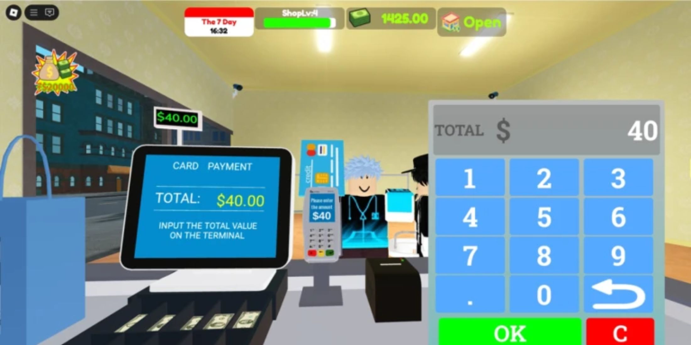 Clothing shop model - shop