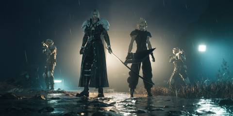 Cloud and Sephiroth in FF7 Rebirth.