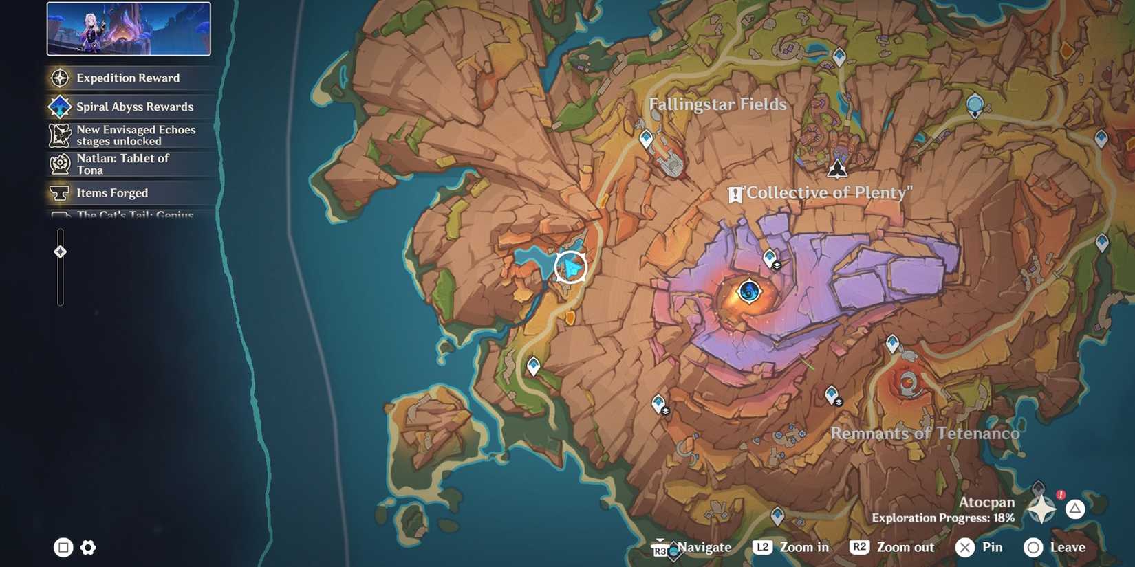 Collective of Plenty Warrior Challenge Locations In Genshin Impact - Machah hot spring water brimming with intensity