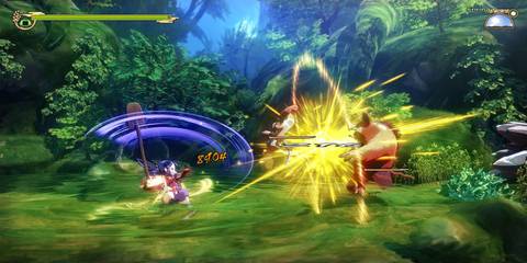 Combat in Sakuna Of Rice and Ruin