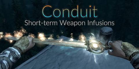 Conduit - Short-term Weapon Infusions skyrim mod