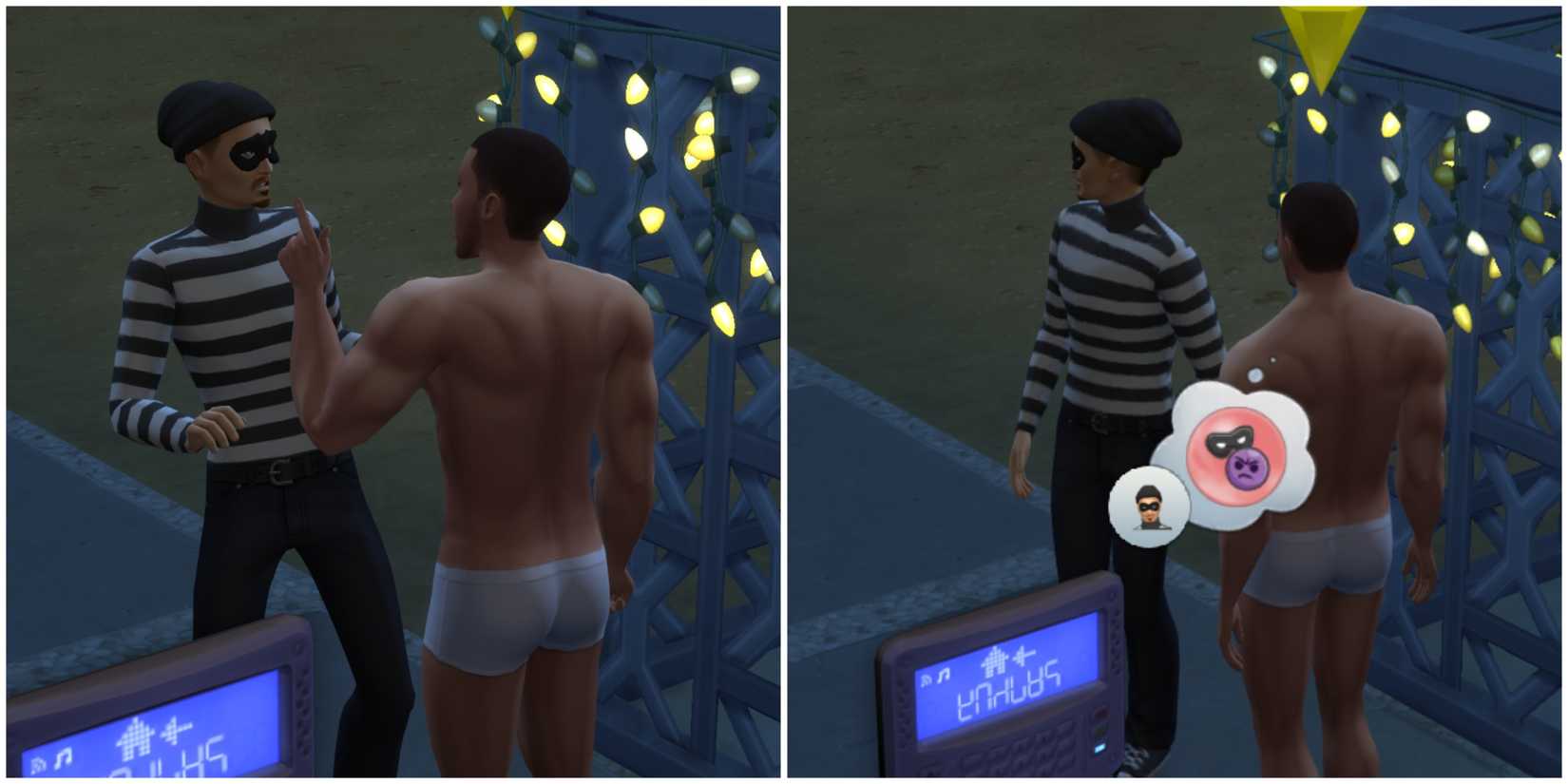 confront burglar the sims 4