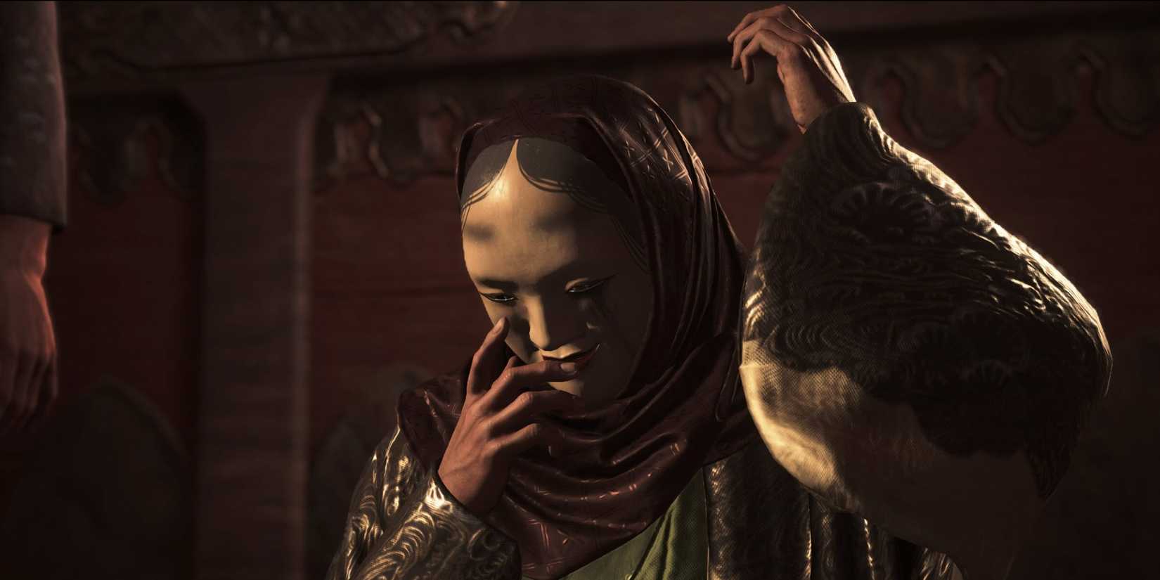 Confronting the Mourner Wheel Unmasked Quest in AC Shadows