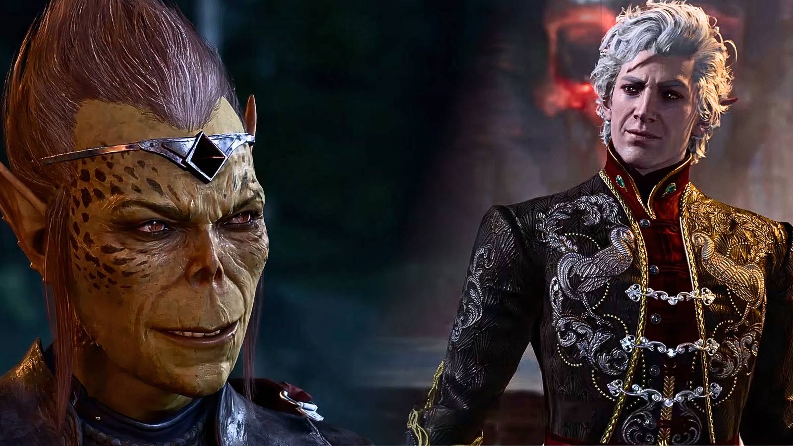 Kith'Rak Voss and Ascended Astarion From Baldur's Gate 3