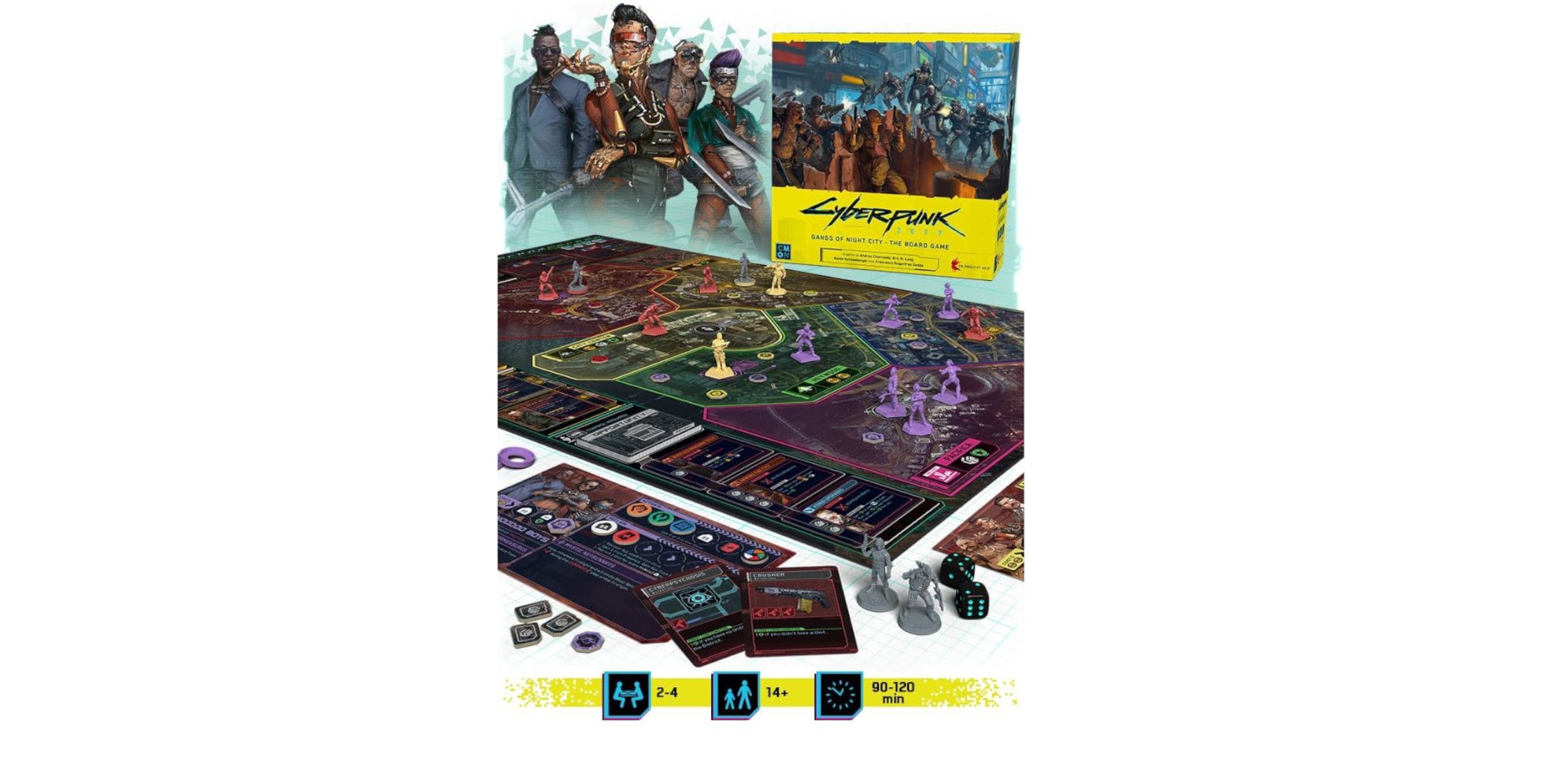 Get the Cyberpunk 2077: Gangs of Night City Board Game for Less Than $75