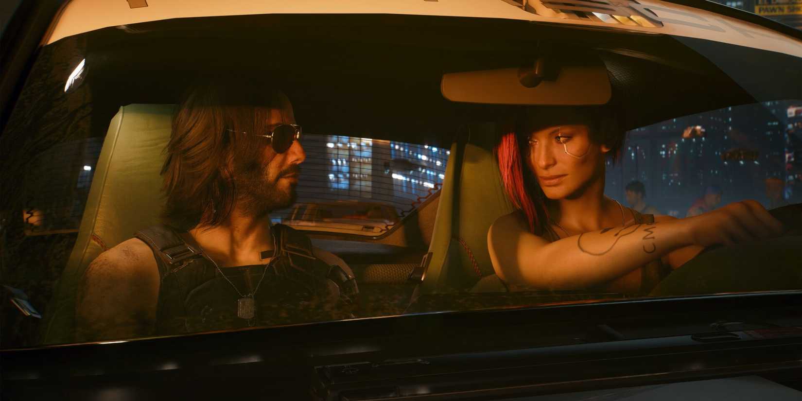 Cyberpunk 2077 Johnny Silverhand and V