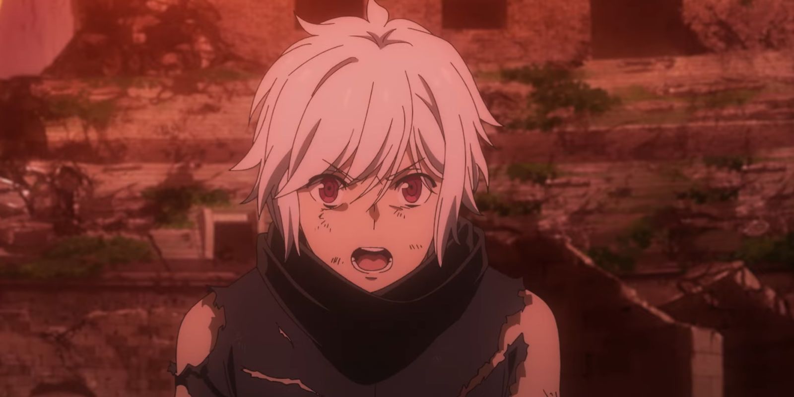 picture: bell cranel in the trailer previewing the final episode of danmachi v.