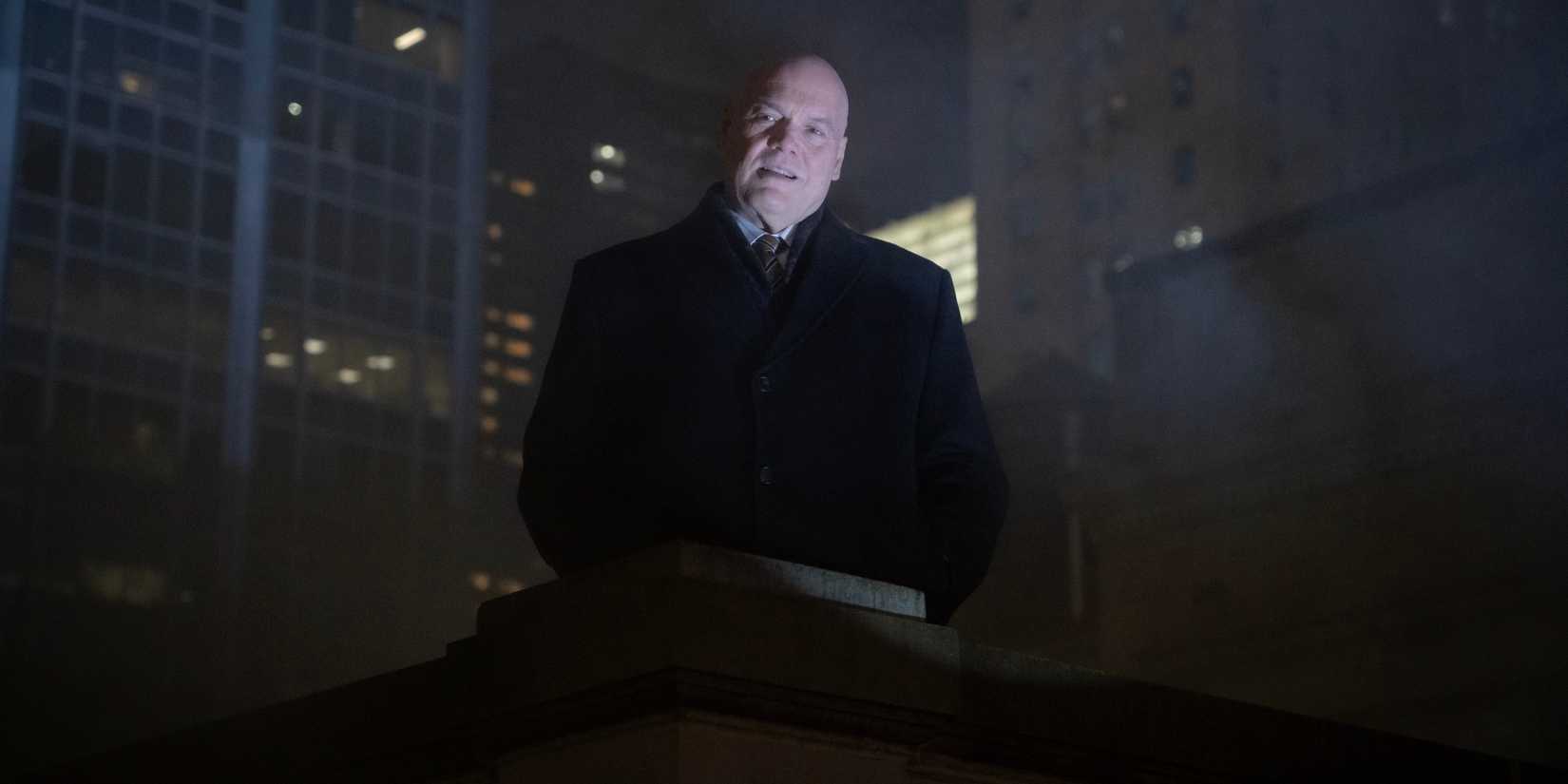 Daredevil Born Again wilson fisk on rooftop Cropped