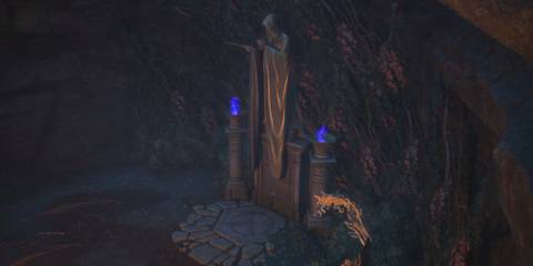 Dark Arts Battle Arena entrance in Hogwarts Legacy