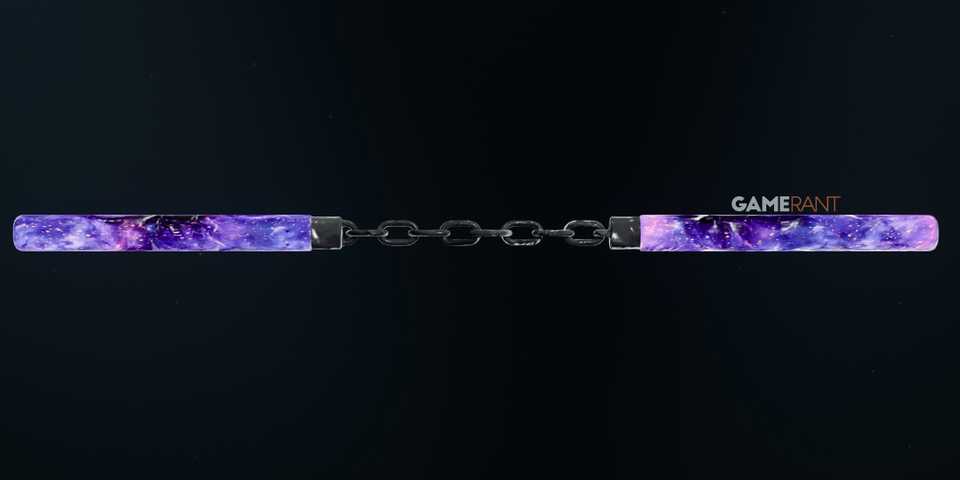 Dark Matter Camo on Nunchaku in Black Ops 6