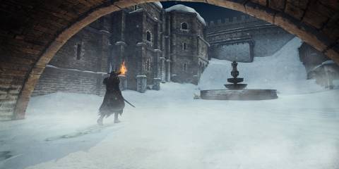 Dark Souls 2 Eleum Loyce Courtyard