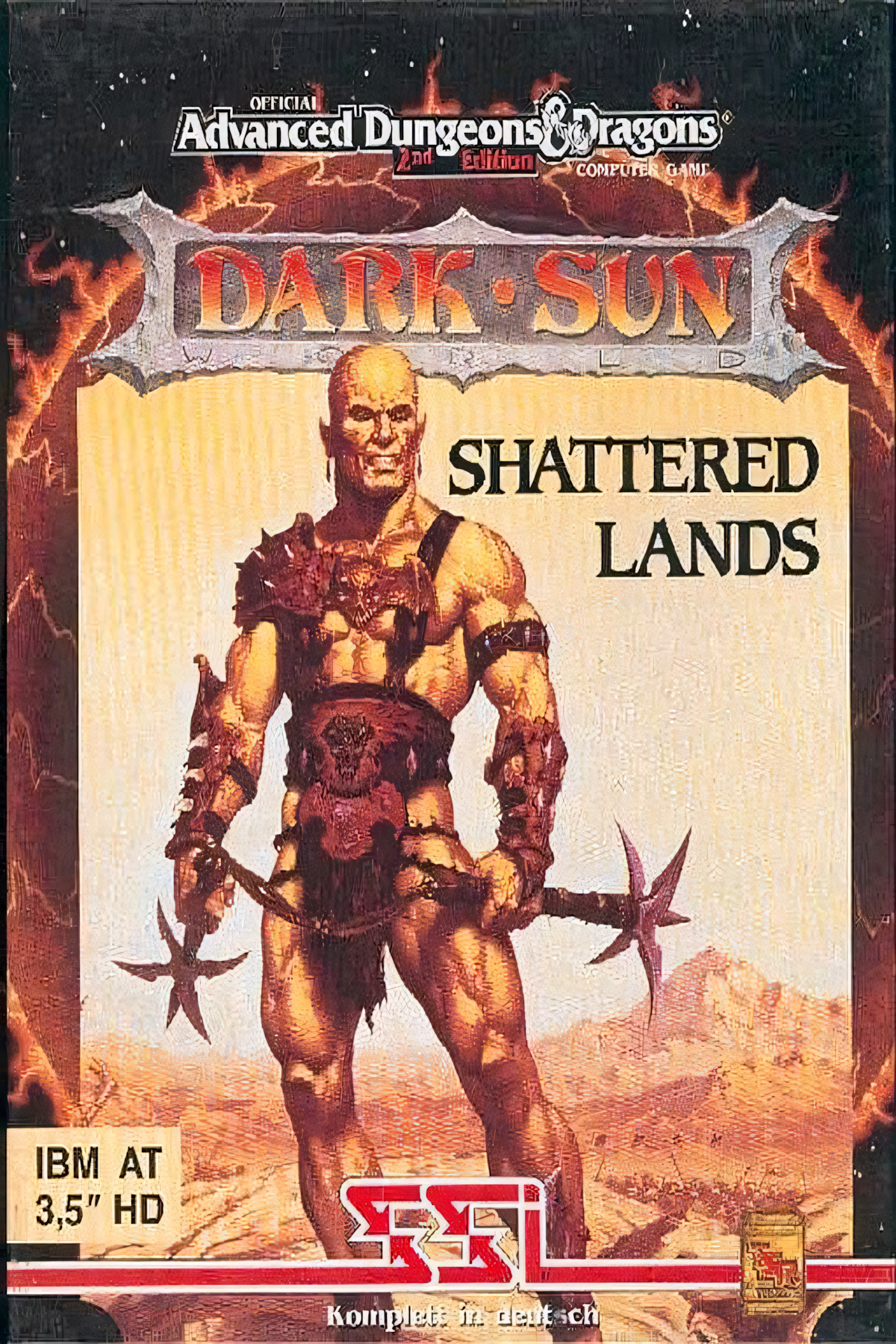 Dark Sun: Shattered Lands Tag Page Cover Art