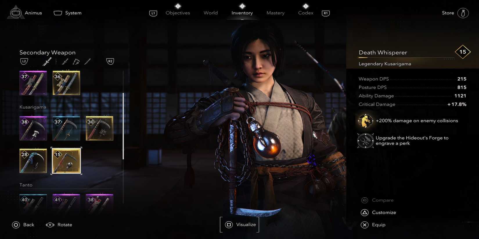 Death Whisperer in Assassin's Creed Shadows