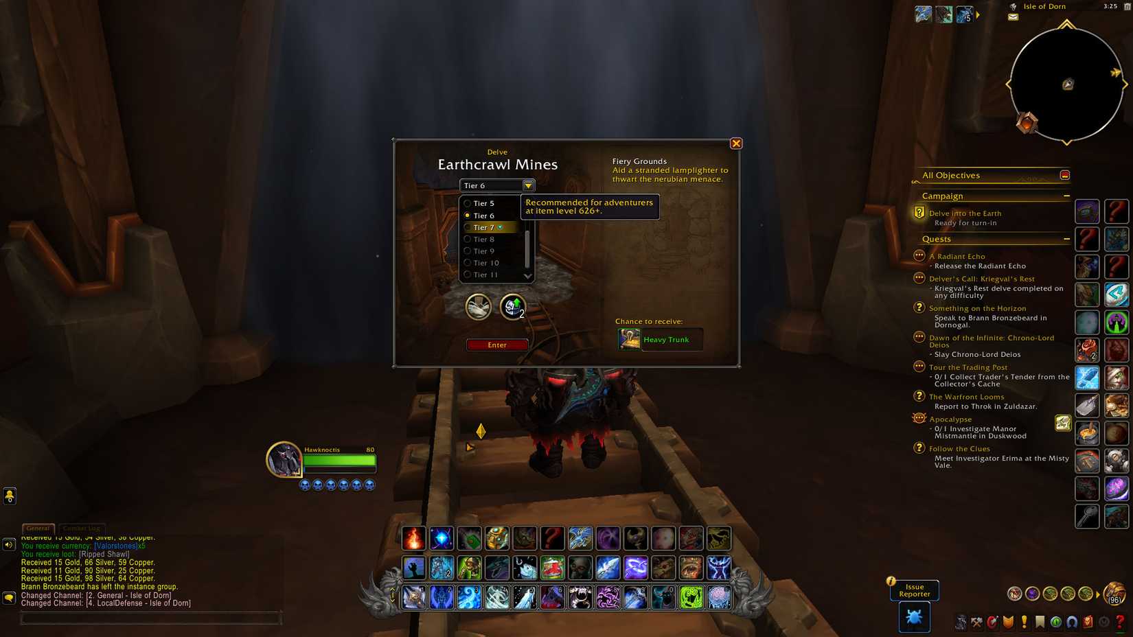 delve tiers update 1