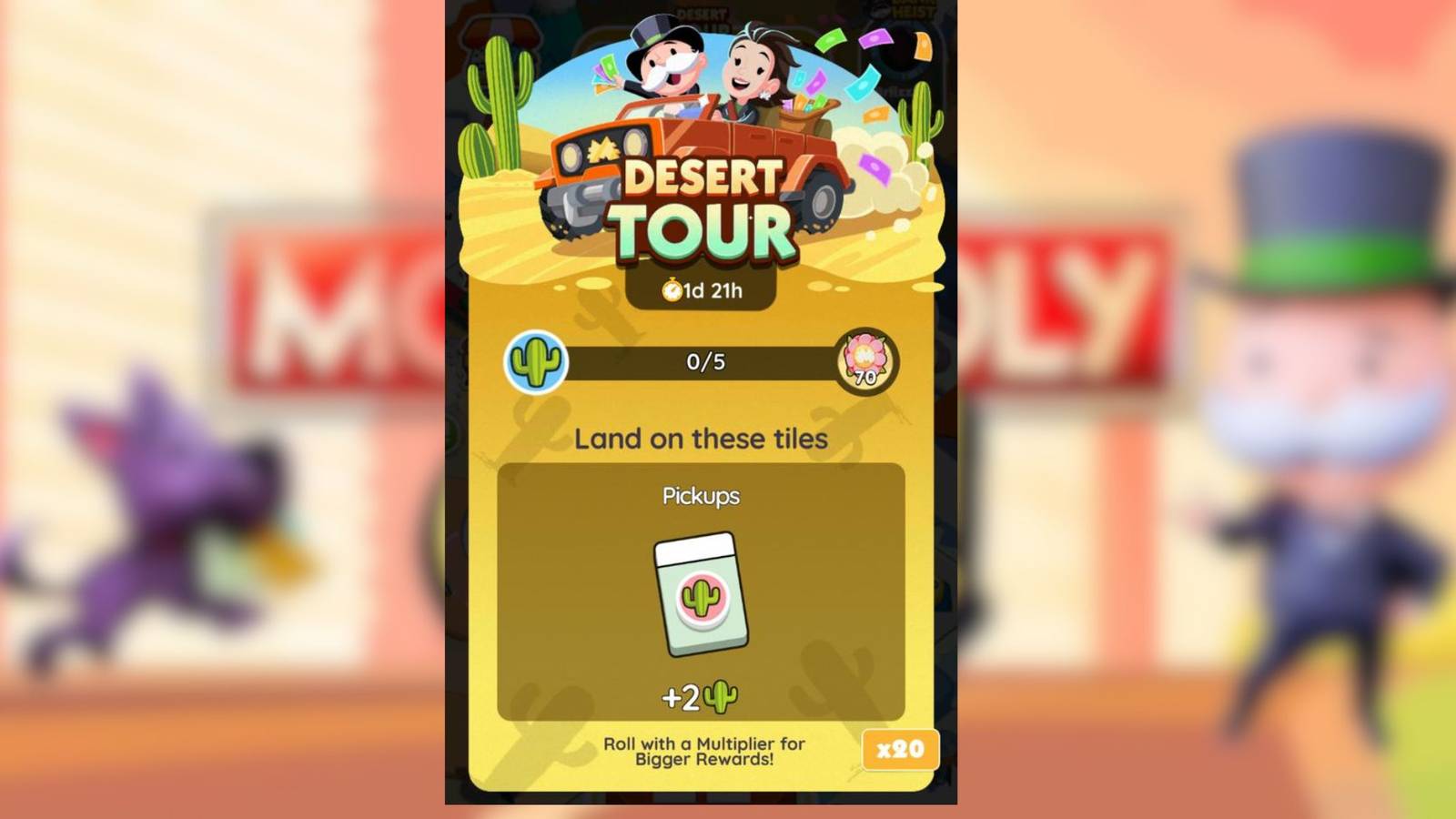 desert tour monopoly go