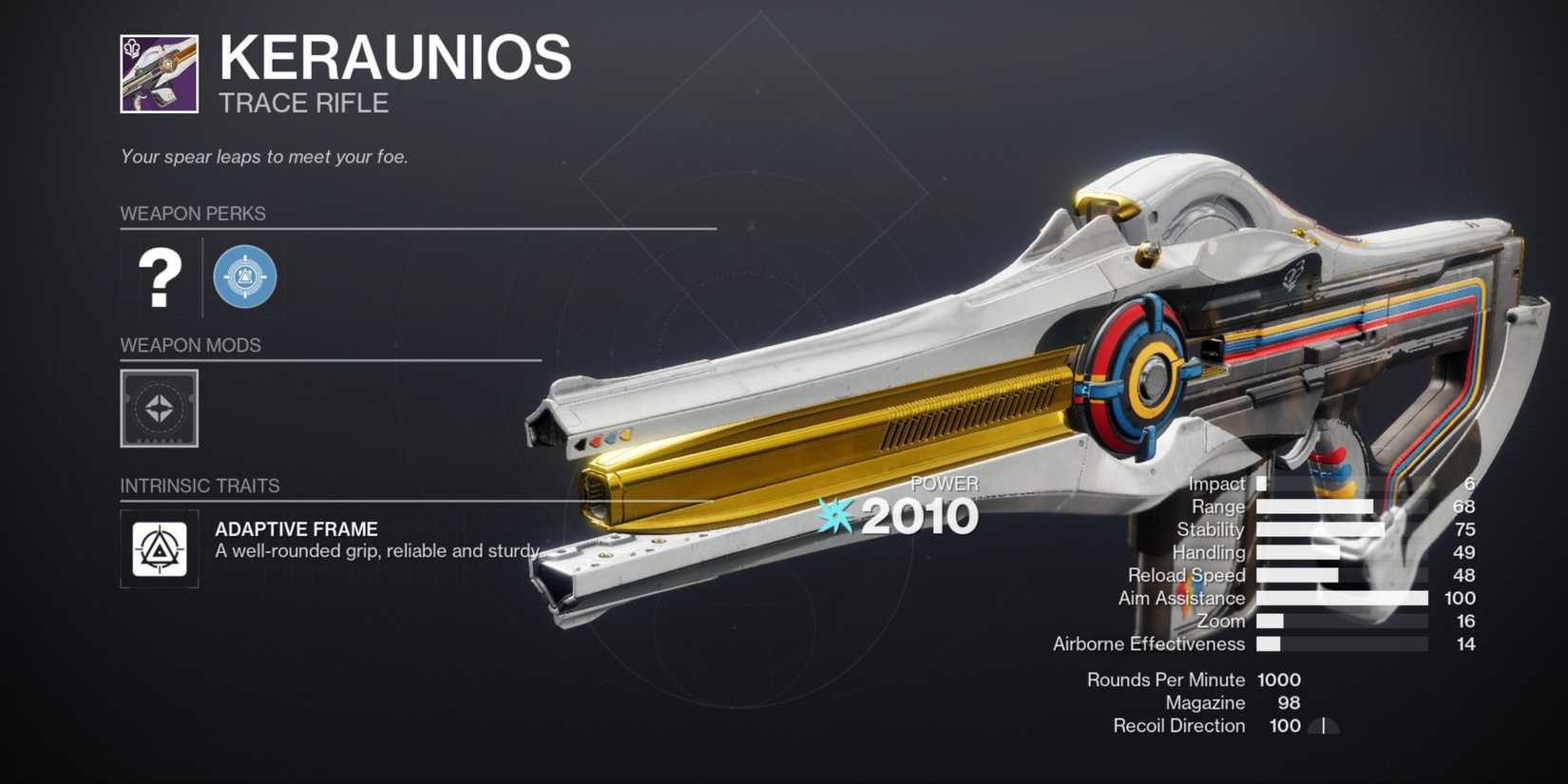Destiny 2 Keraunios
