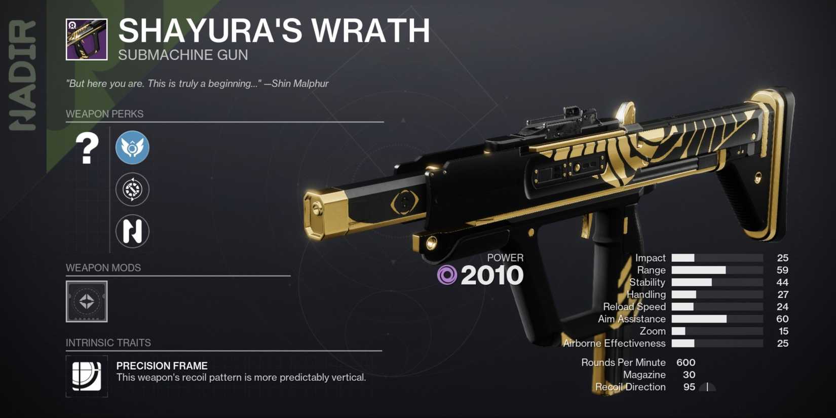 Destiny 2 Shayura's Wrath