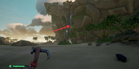 Devil's Ridge Anniversary cake location in Sea of Thieves