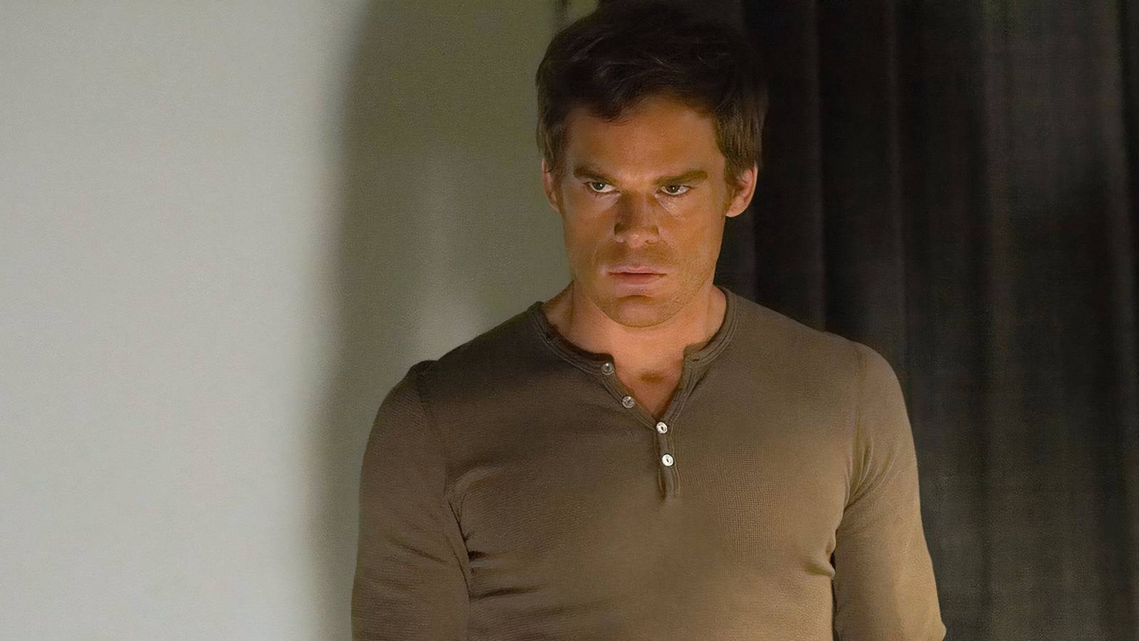 Dexter staring angrily 