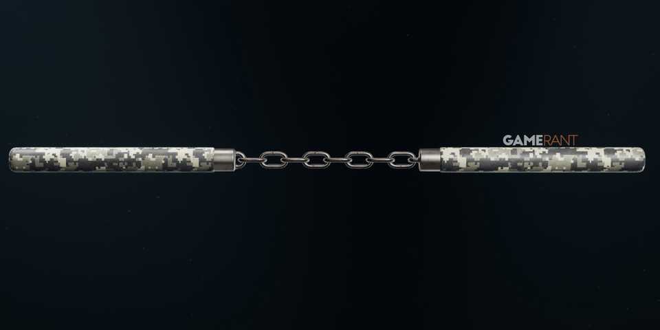 Digital Camo on Nunchaku in Black Ops 6
