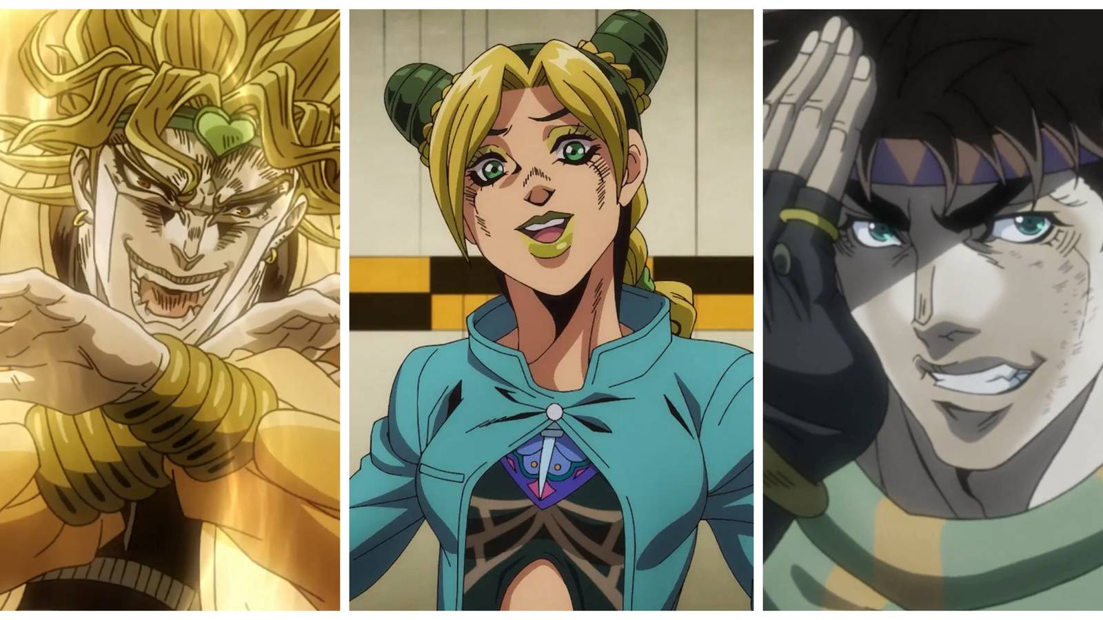 dio brando, jolyne cujoh, joseph joestar