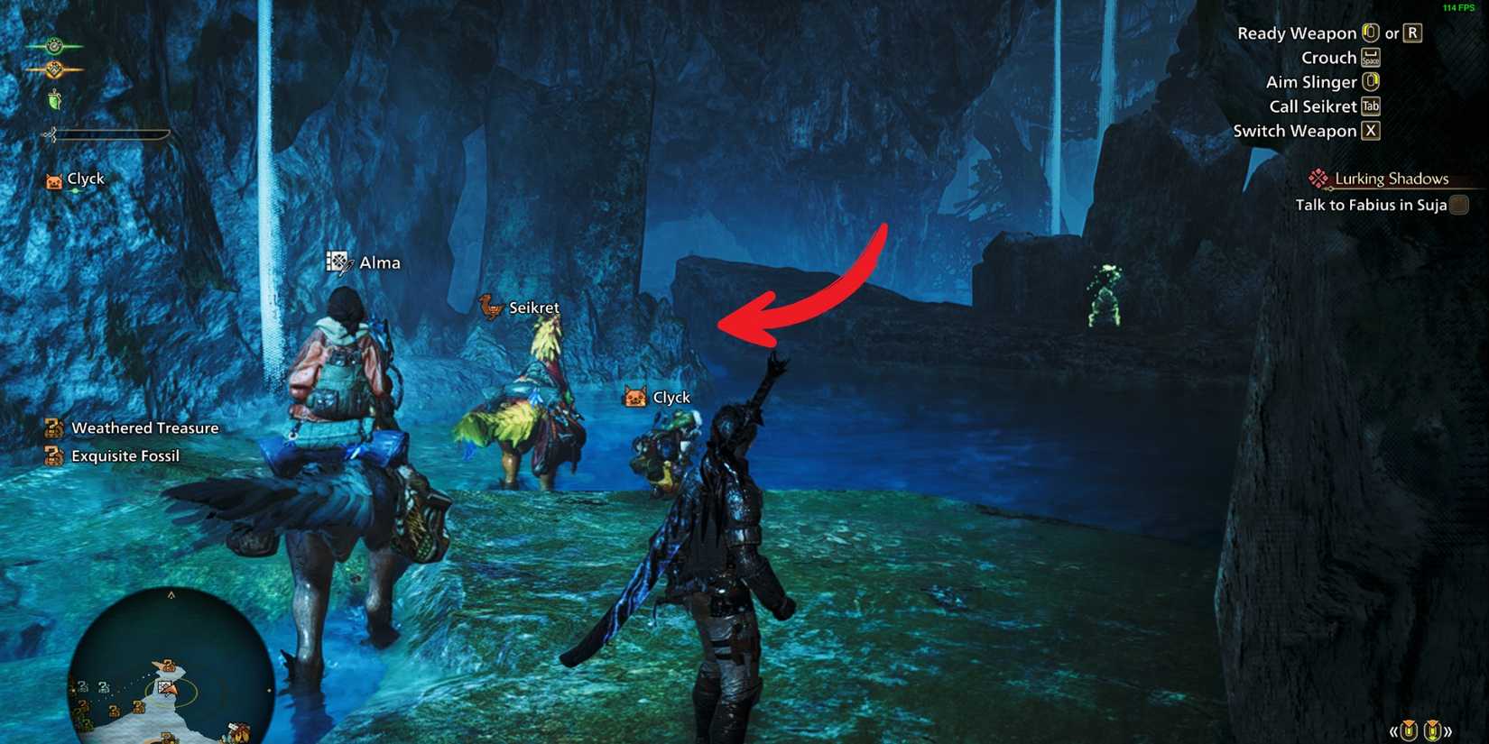 diving spot in scarlet forest highlight in monster hunter wilds