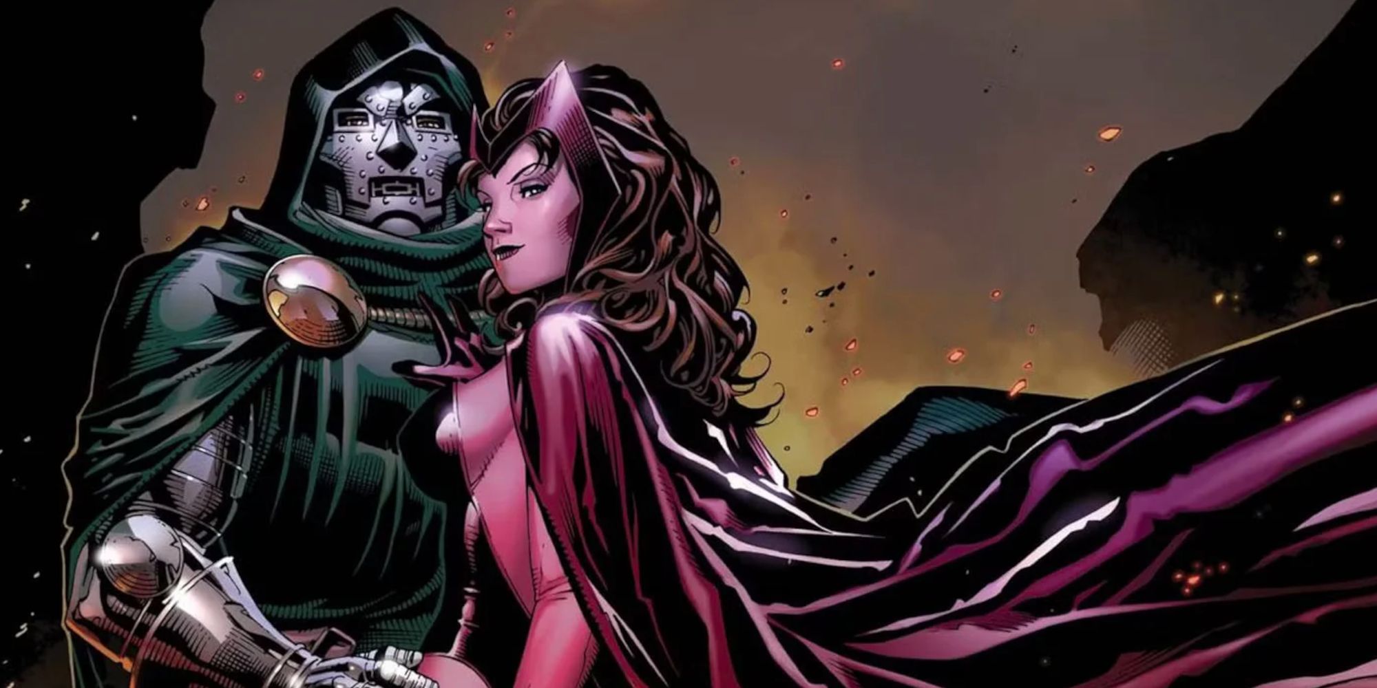 Doctor Doom And Scarlet Witch