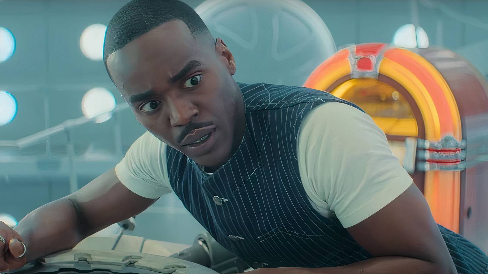 Doctor Who in the Tardis 