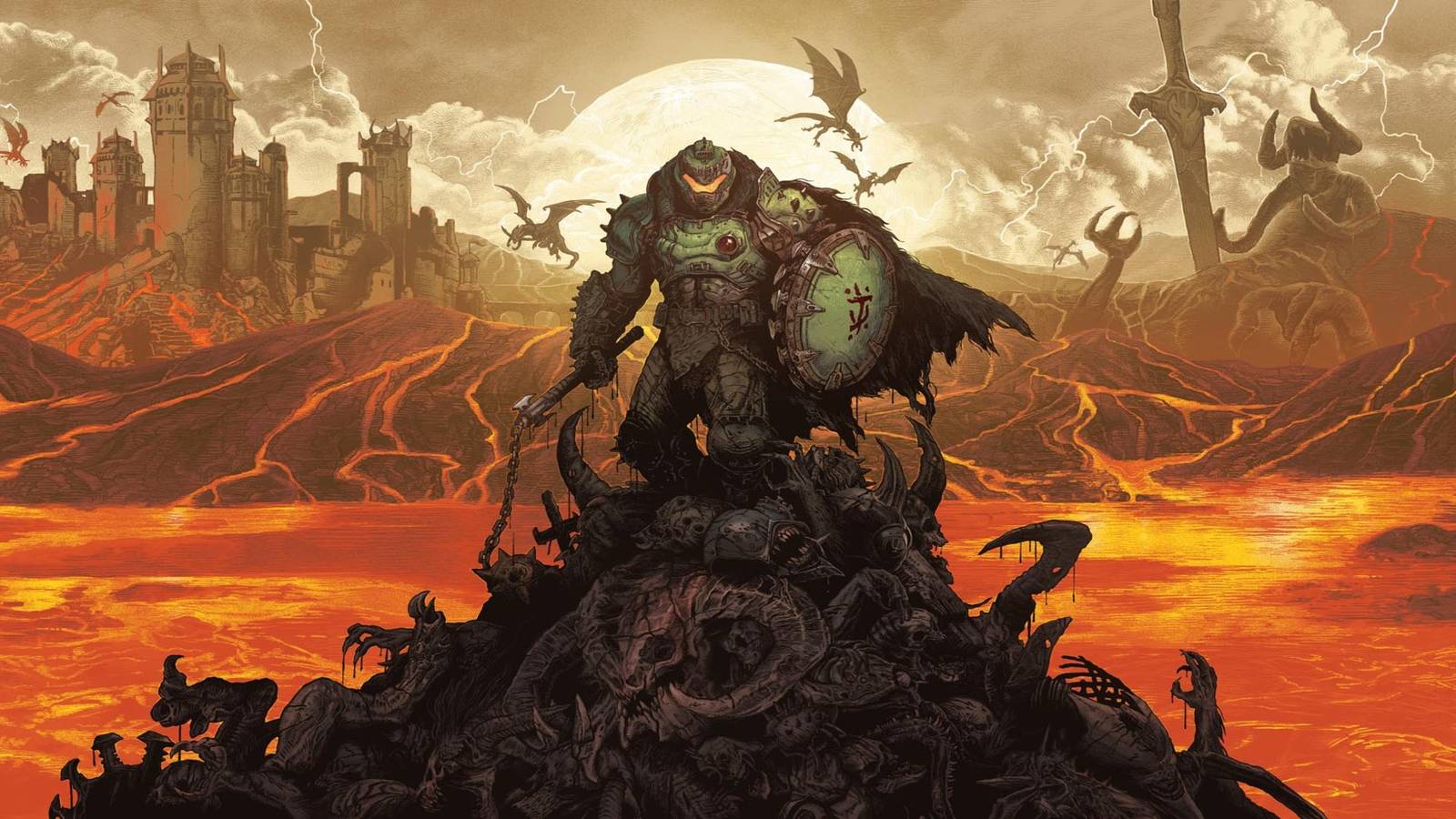 Doom The Dark Ages Key Art