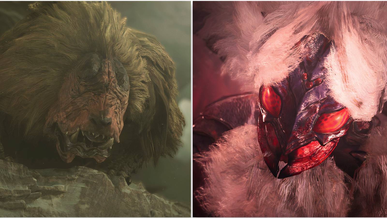 Doshaguma and Lala Barina in Monster Hunter Wilds