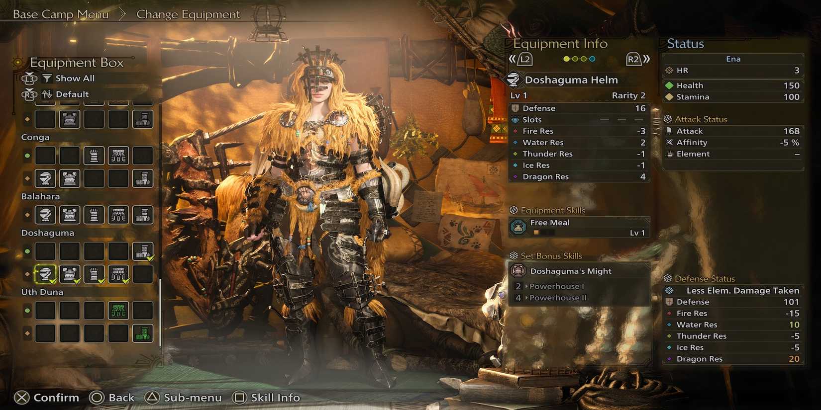 Doshaguma Armor in Monster Hunter Wilds