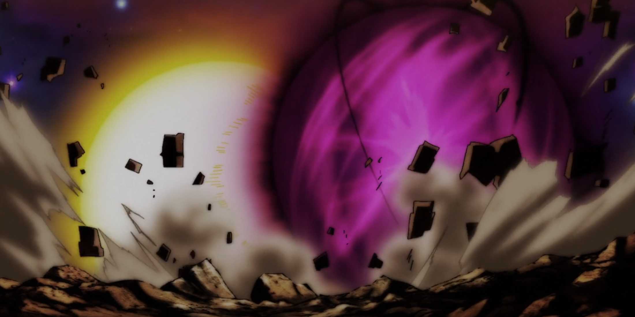 dragon ball super vegeta defeating toppo