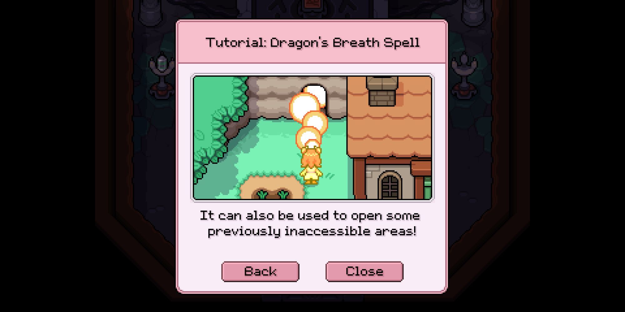 Dragon's Breath Spell in Fields of Mistria