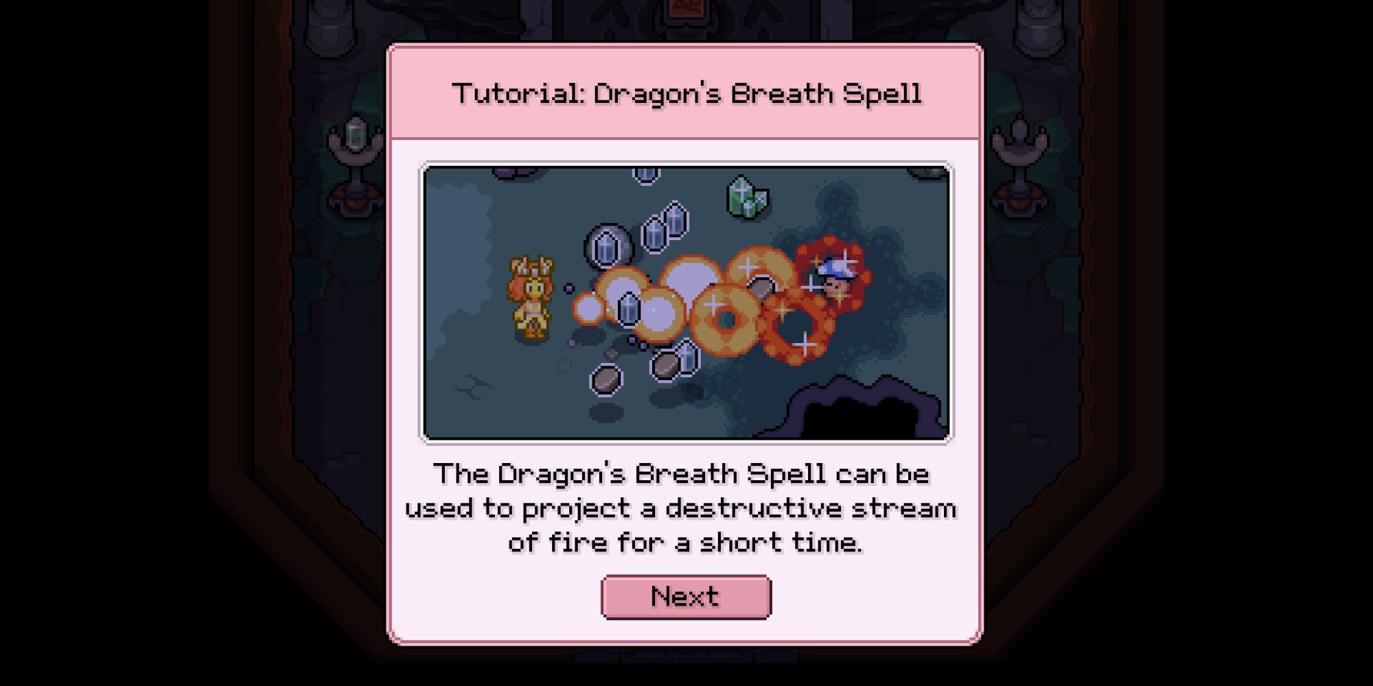 Dragon's Breath Spell in Fields of Mistria