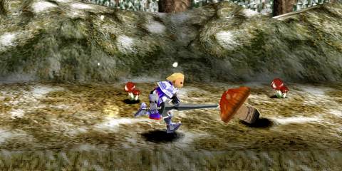 Arlen fighting an enemy in Dragon Valor