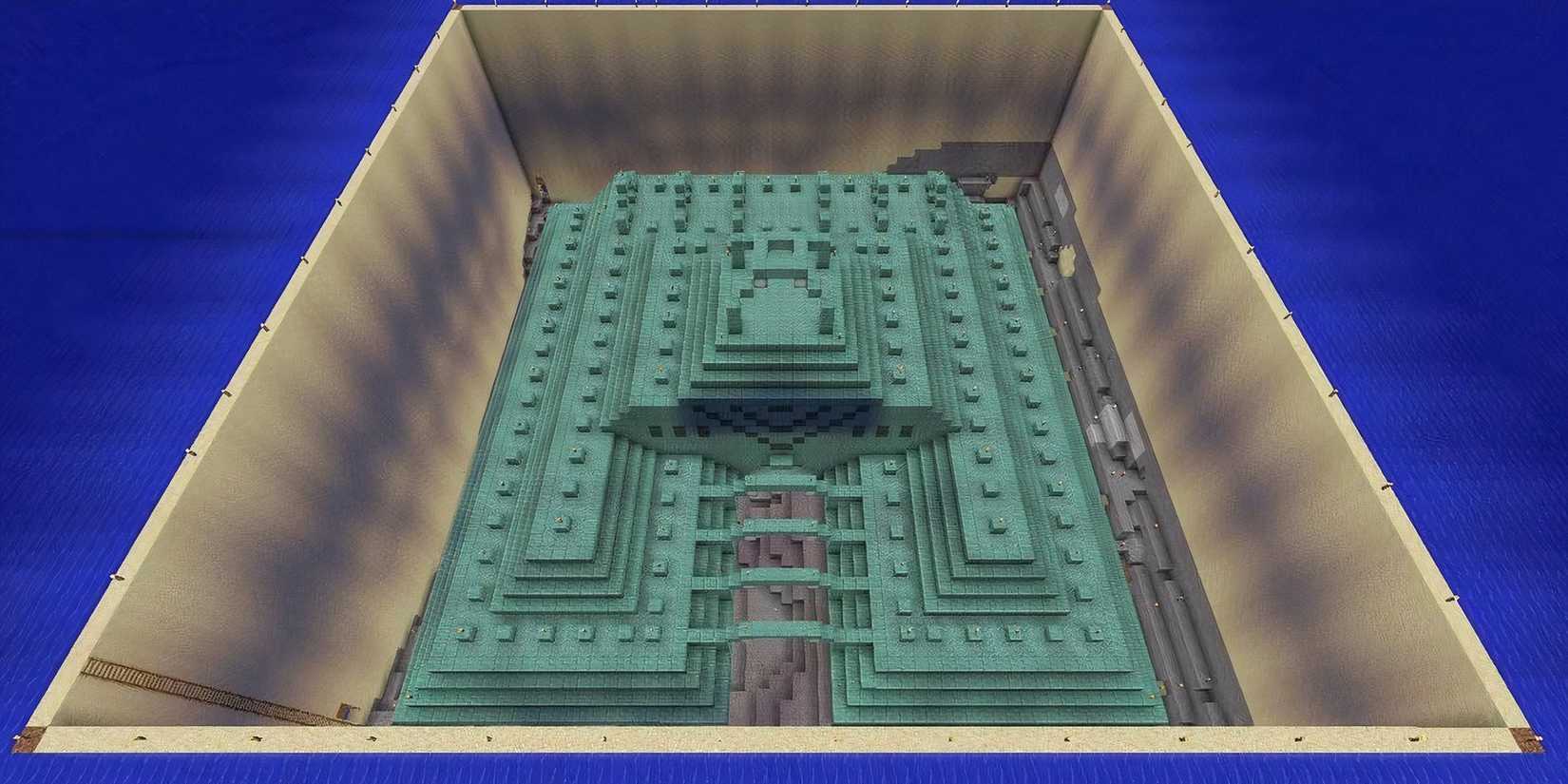 Drained Ocean Monument Minecraft