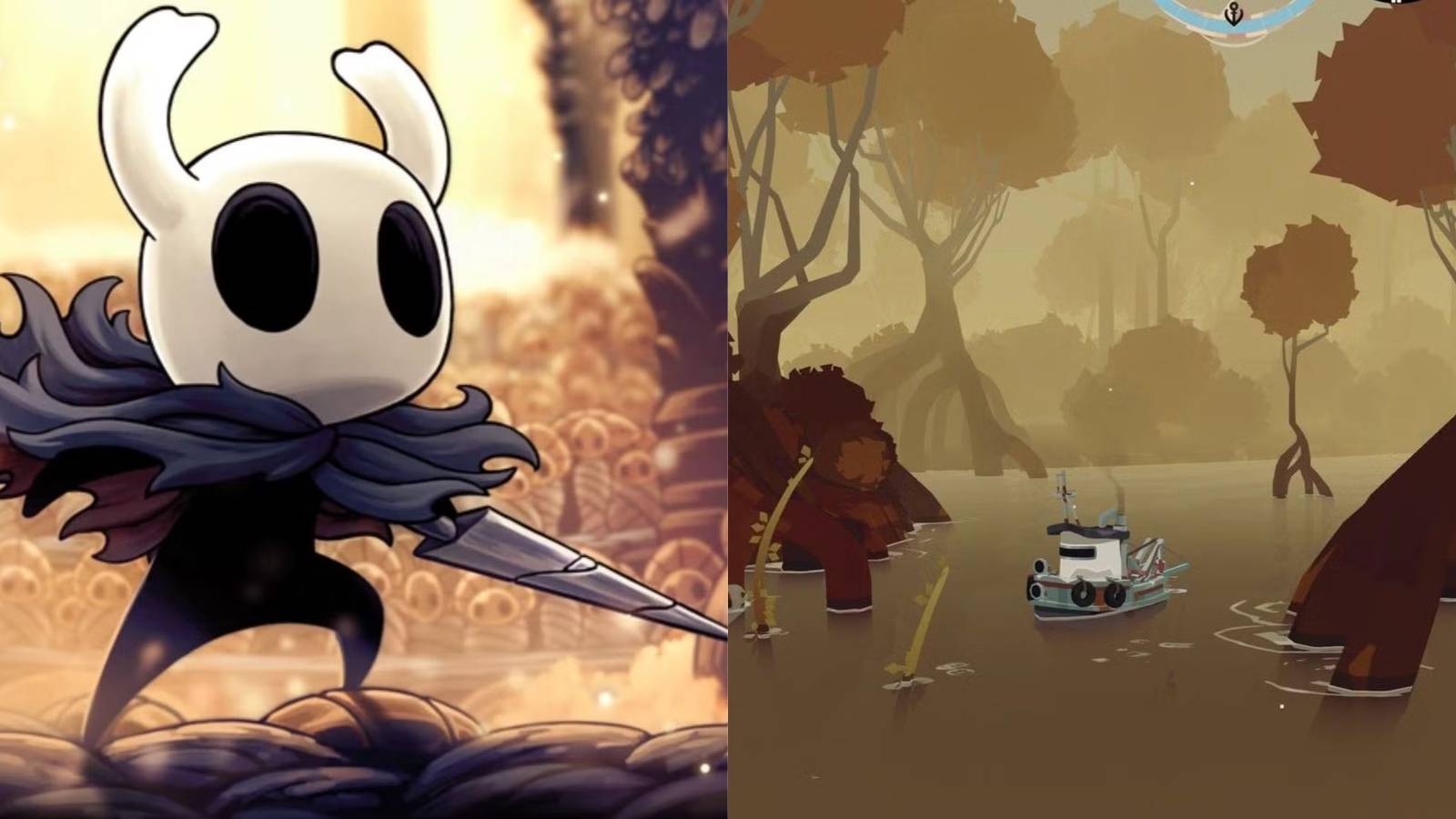 Dredge and Hollow Knight