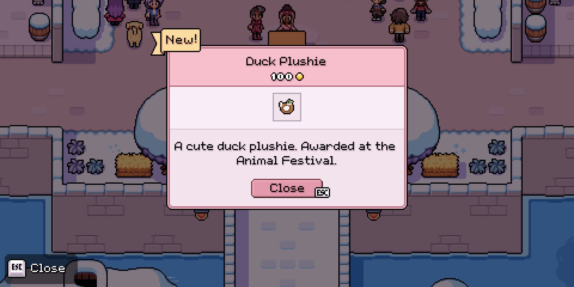 Duck Plushie Reward in Fields of Mistria