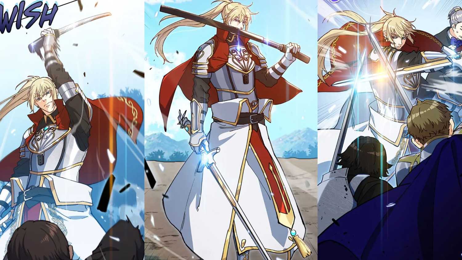 Duque Allen Pendragon em um momento de glória