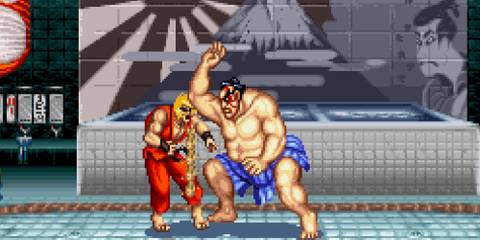 E. Honda vs Ken in Street Fighter 2