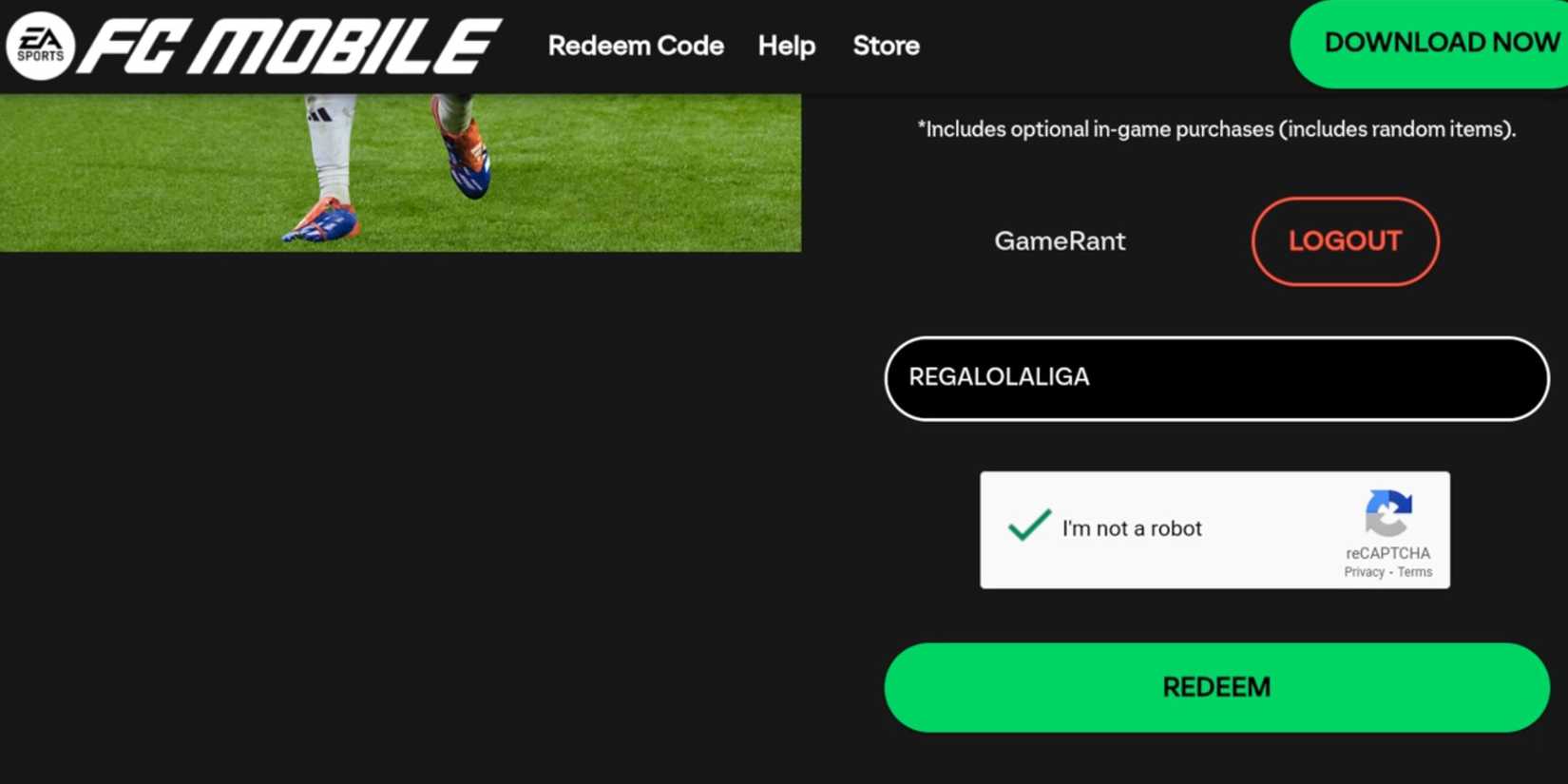 EA Sports FC Mobile Codes