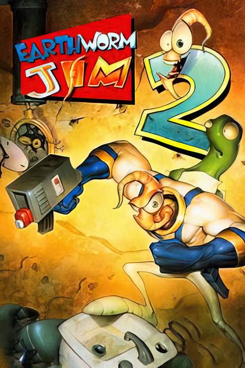 Earthworm Jim 2 Tag Page Cover Art