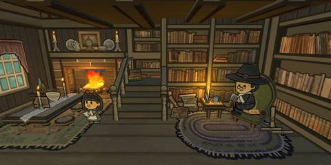 Echoes of the Plum Grove relaxing at home with a child