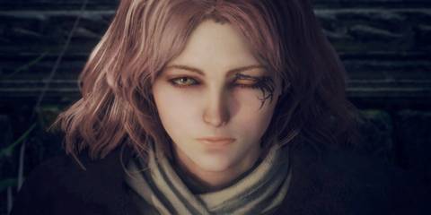 Elden Ring Melina closeup shot of her face