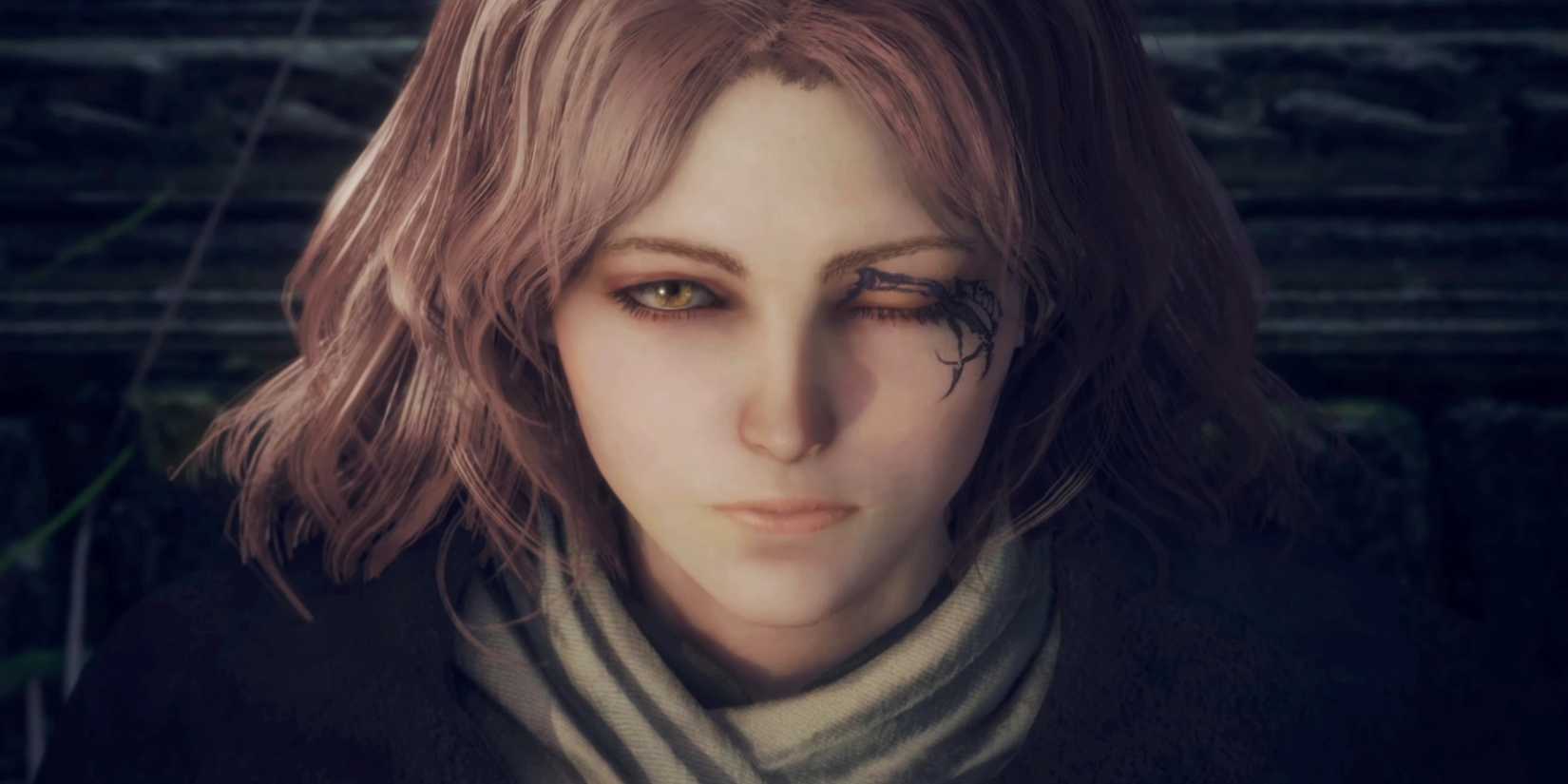 Elden Ring Melina closeup shot of her face