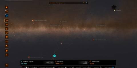 Elite Dangerous galaxy map