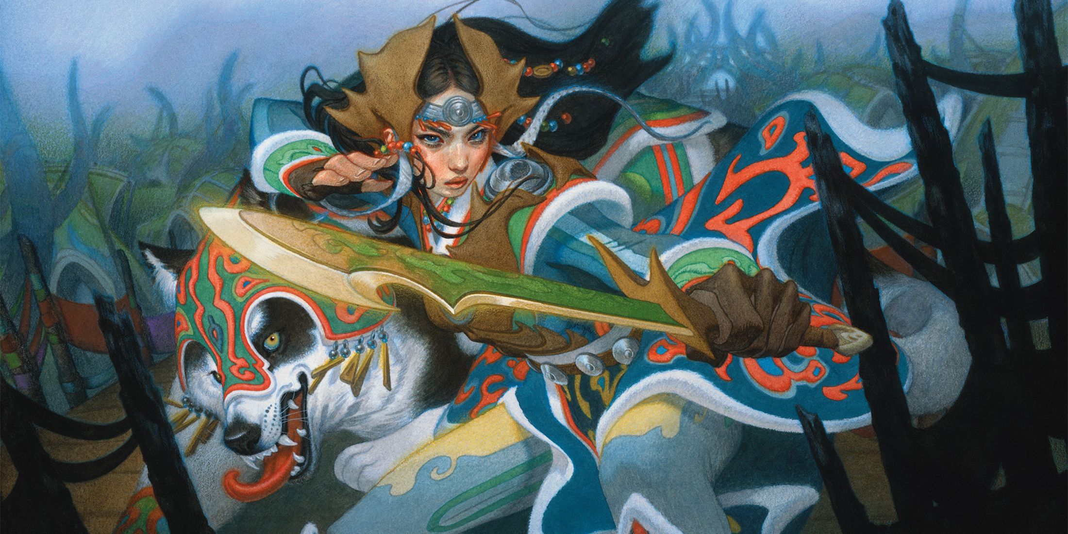 Eshki_Dragonclaw_Tran_Nguyen-mtg-tarkir-dragonstorm-preview-cards-mechanics-dragons-clans-khans-alternate-art-good-why