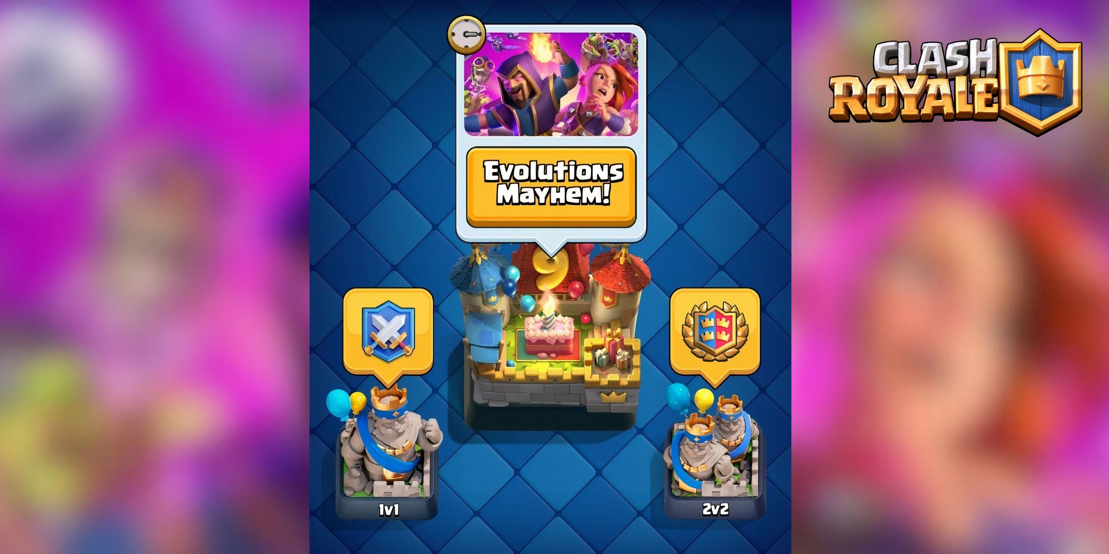 best decks for the evolutions mayhem event in clash royale