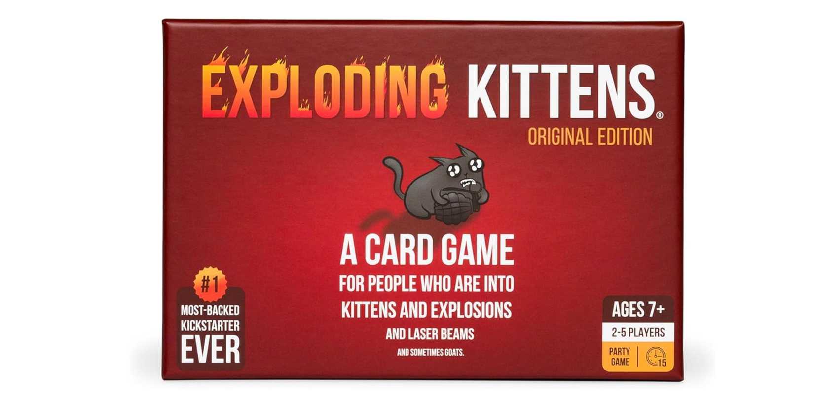 Exploding Cat Board Game Best Cat-Themed Board Games for People Who Love Cats