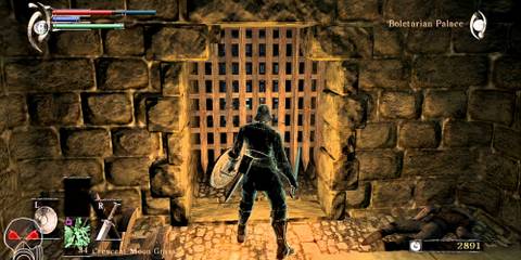 Exploring a dungeon in Demon’s Souls (2009)